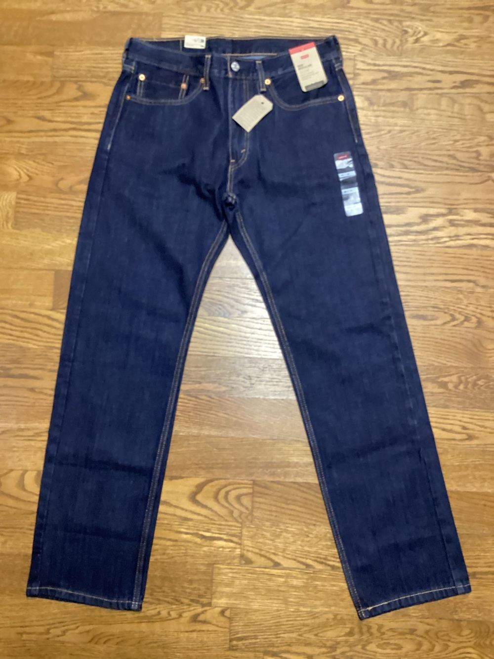 Levi’s 505 Regular fit Dark Rinse. 34x33